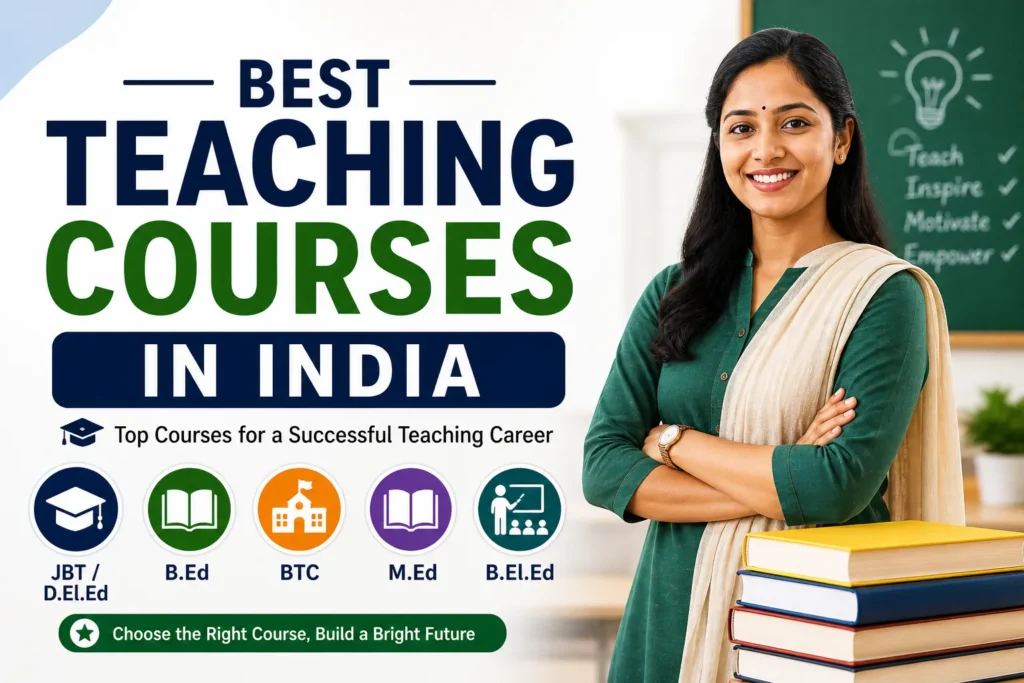 Best Teaching Courses in India (2026) – Top Courses for Becoming a Teacher