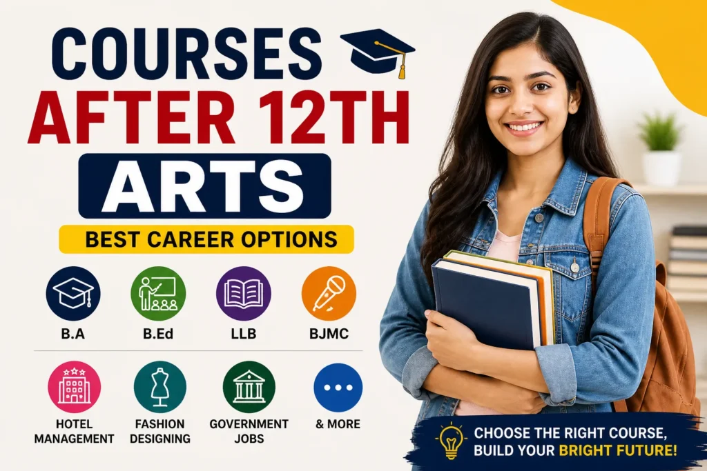 Courses After 12th Arts (2026) – Best Career Options & Course List
