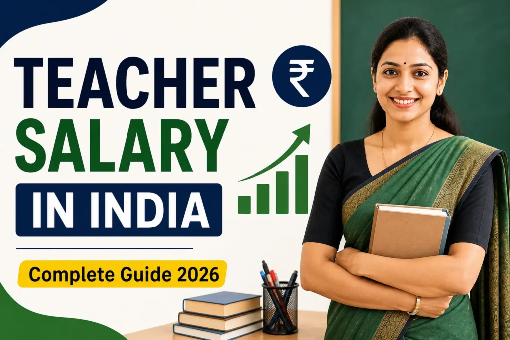 Teacher Salary in India (2026) – Government & Private Salary, Level-Wise Details