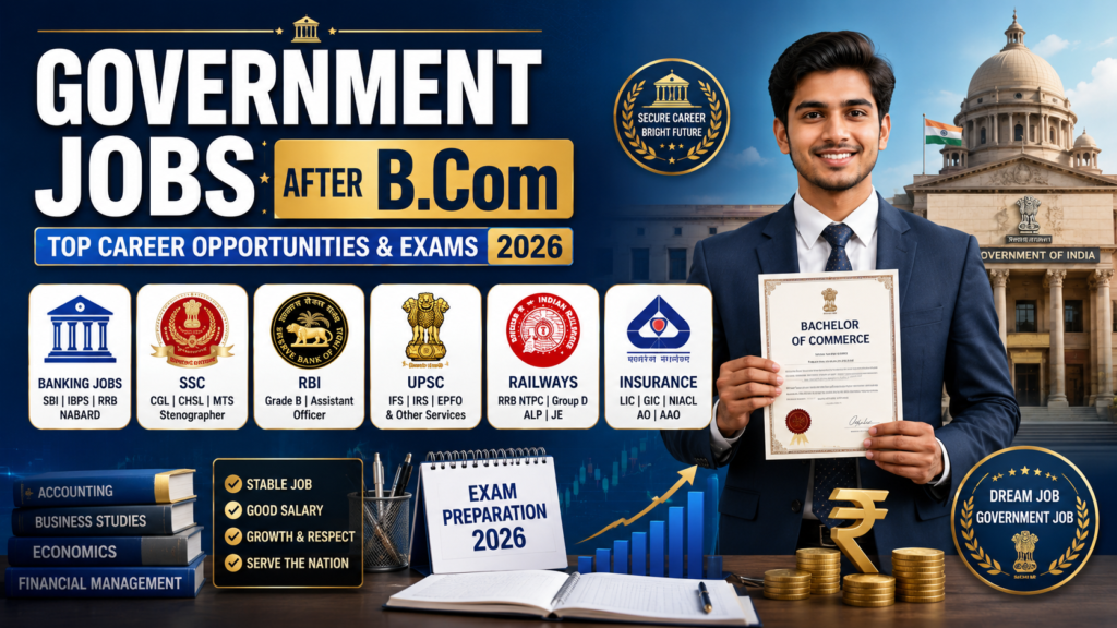 Government Jobs After B.Com