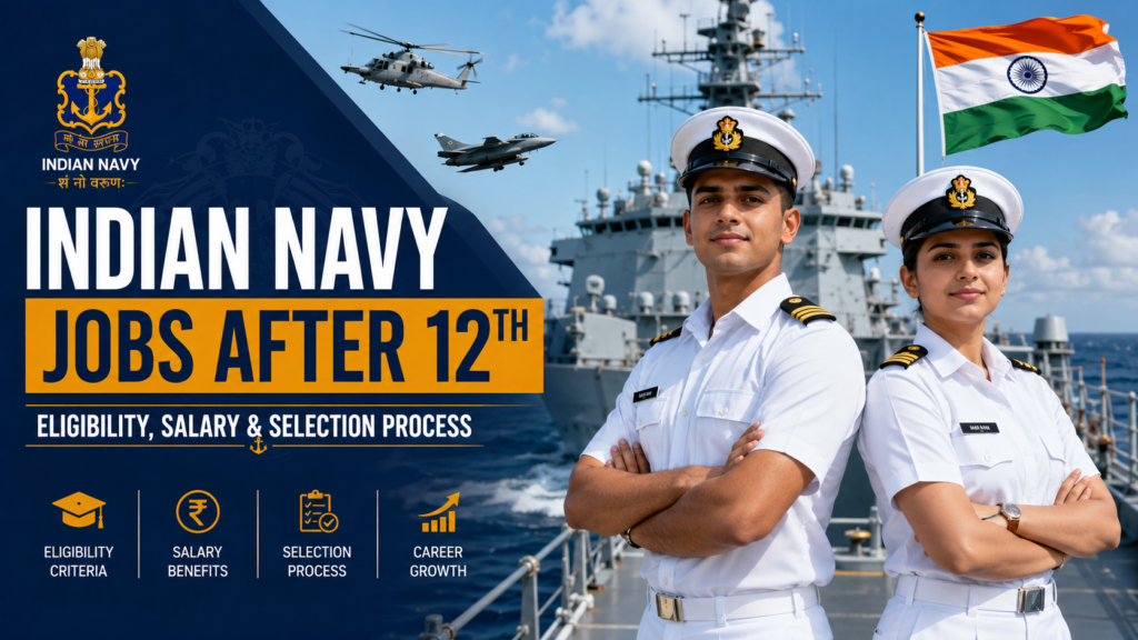 Indian Navy Jobs After 12th Complete Guide to Eligibility, Salary, Selection Process & Career Opportunities