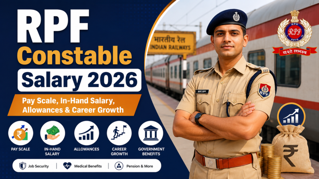 RPF Constable Salary 2026: In-Hand Salary, Pay Scale, Allowances & Job Profile